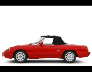Alfa Romeo Spider 1.6 - 2.0i 1990 ROSSO ALFA Laudoracing 1:18 Resinemodell (Türen, Motorhaube... nicht zu öffnen!)